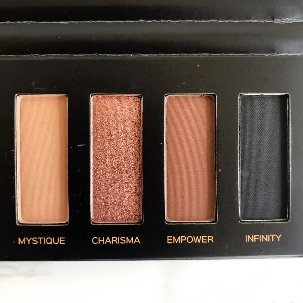 NIB Karmela Defiance Nude Eyeshadow Palette & Silk Matte Lipstick in Divine